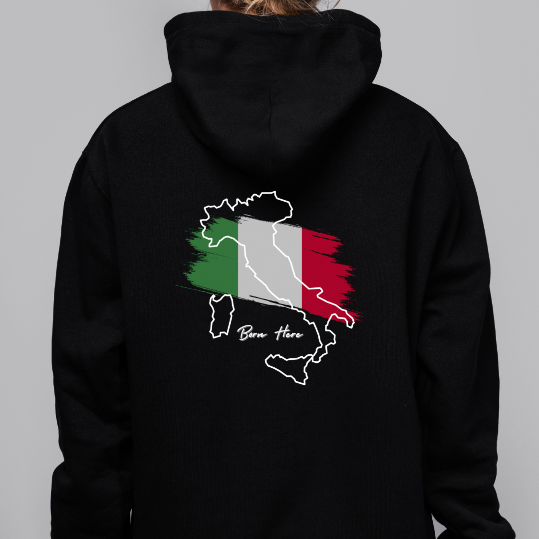 Italy National Hoodie- Outlined